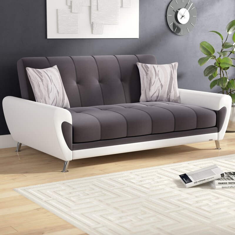 Ebern Designs Heanor  72 4 Rolled Arm Sofa  Reviews Wayfair